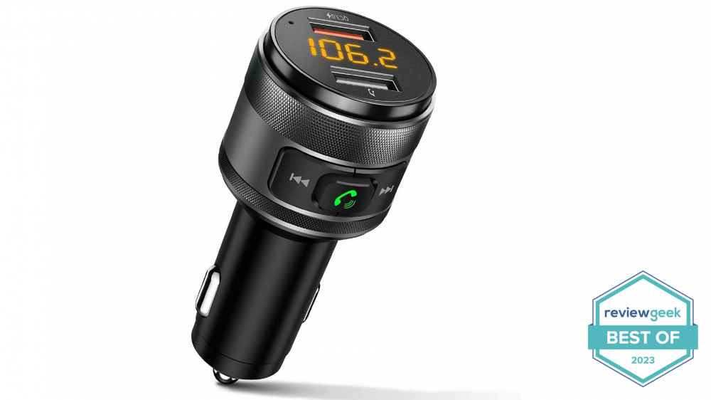 IMDEN C57 In-Car FM Transmitter on a white background